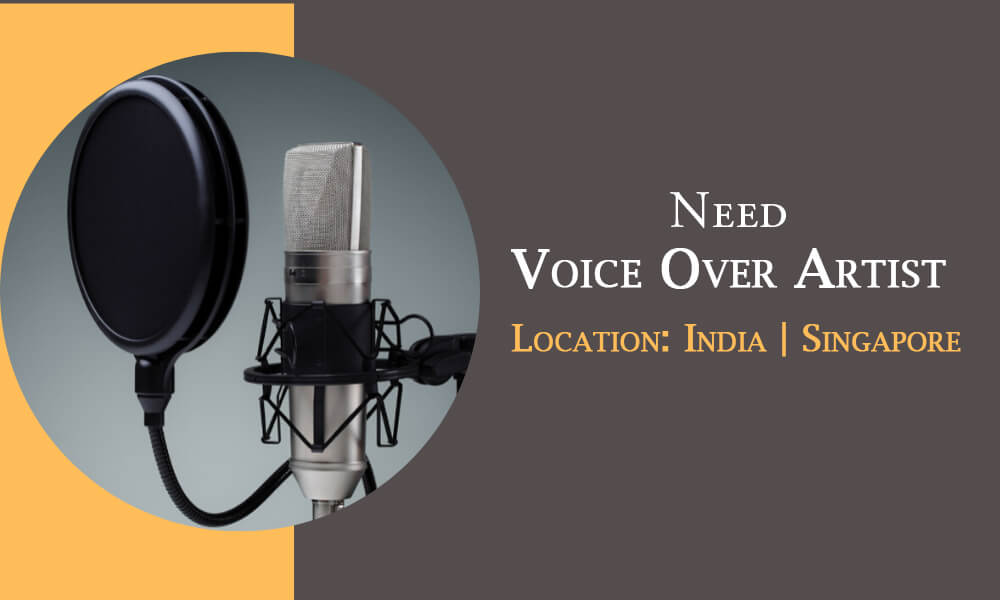 #Voiceover Artist #India #Singapore