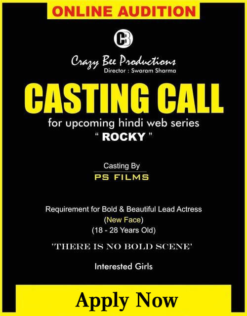 We are in search of Female Lead for our upcoming project (Hindi Webseries). Shooting will be start on July 2021.